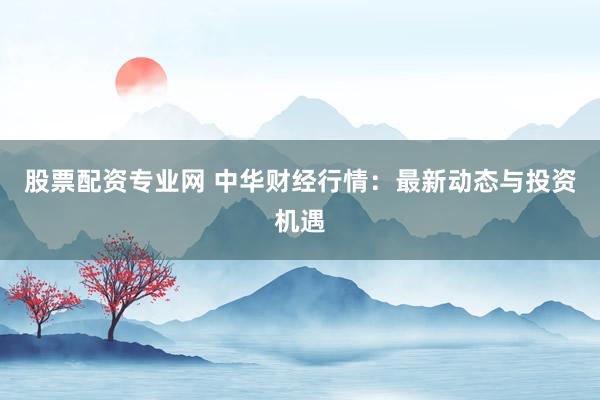 股票配资专业网 中华财经行情:最新动态与投资机遇