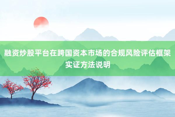 融资炒股平台在跨国资本市场的合规风险评估框架实证方法说明