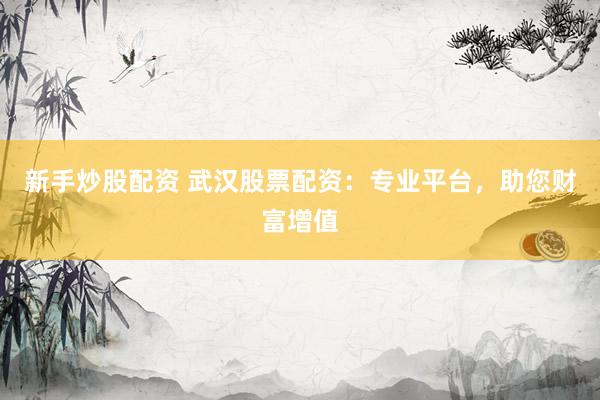 新手炒股配资 武汉股票配资：专业平台，助您财富增值
